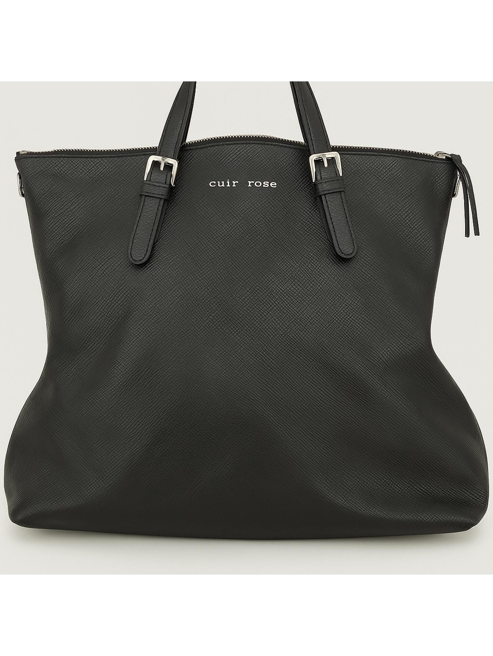Cuir Rose Genuine Italian Leather Slouchy Tote Hobo